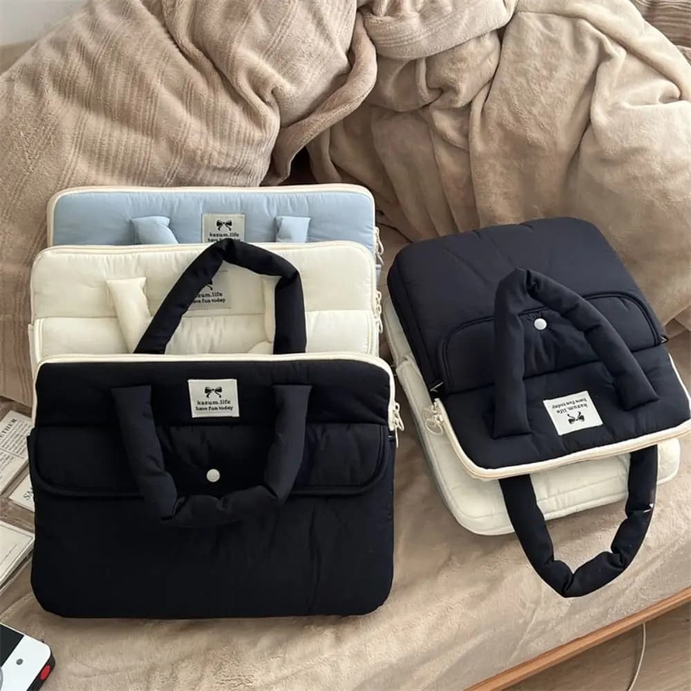 Borsa per laptop antiurto da 13/14/15/15,6 pollici Custodia morbida per laptop da 13 pollici/14 pollici/15 pollici in peluche per Samsung/Xiaomi/Dell/Macbook