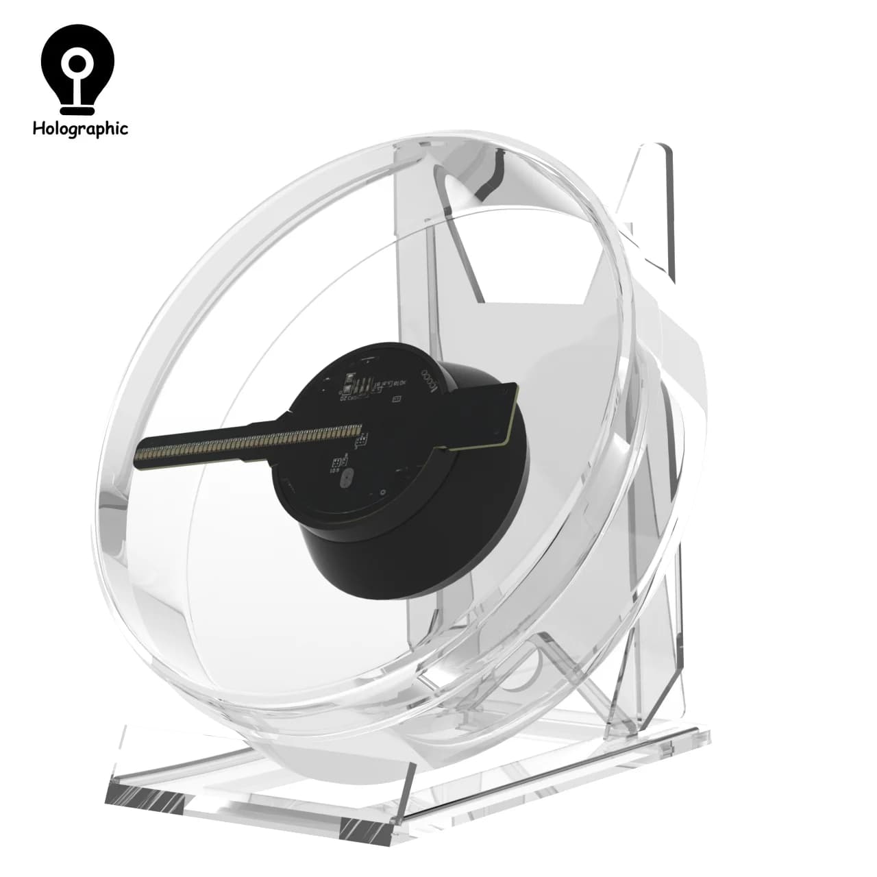 Mini 3D Fan ologramma proiettore pubblicità Logo luce Led segno lampada olografica decorazioni per la casa proiettore olografico 3D luce