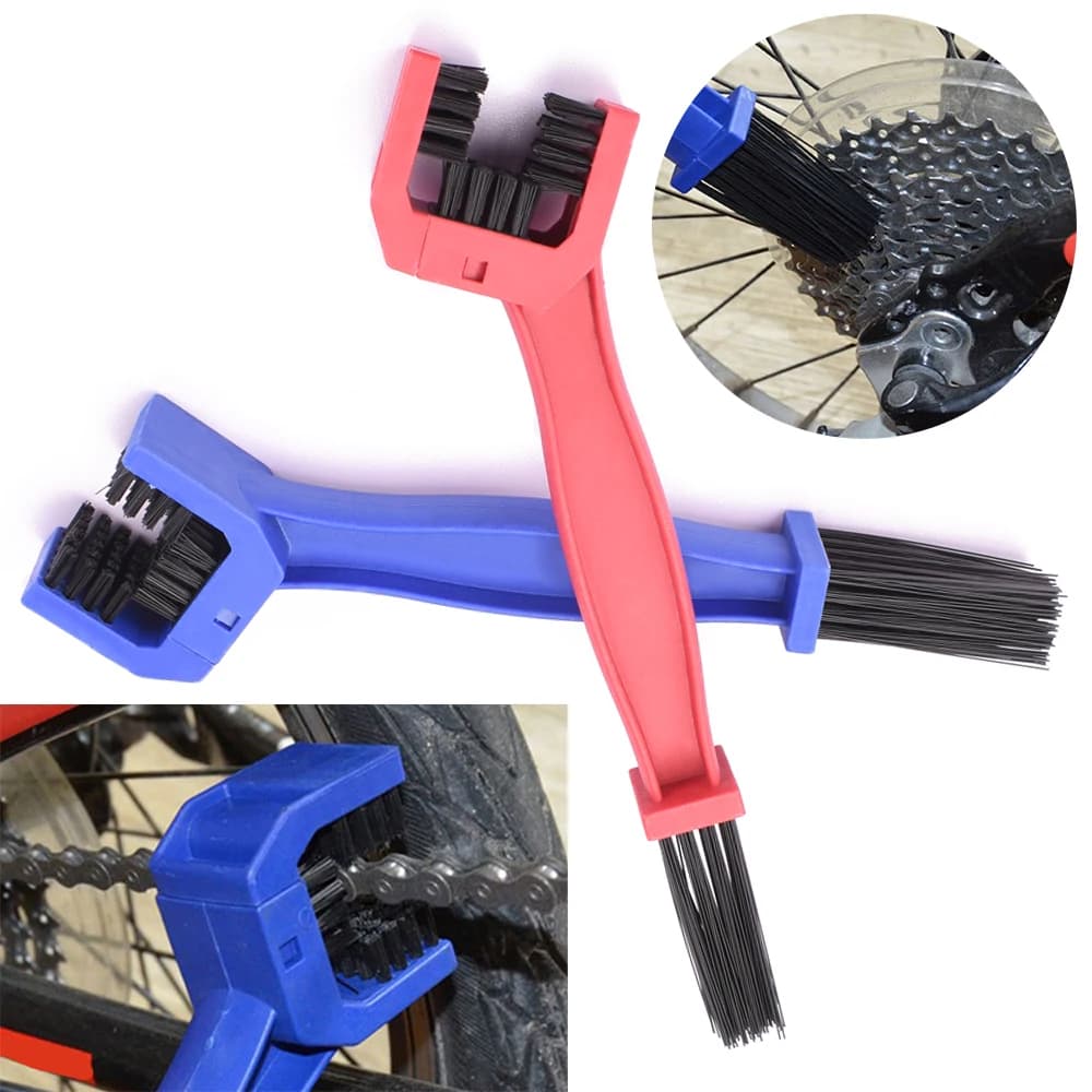 Spazzola per la pulizia della catena del motociclo Strumento multiuso a doppia testa per YAMAHA FZ8 FZ6 XSR700 XSR900 XSR 900 XV950 XV 250 950
