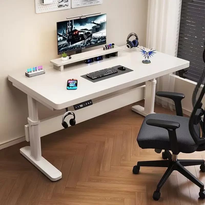 Scrivania per computer in piedi Controller stand up elettrico regolabile Scrivania per computer ergonomica con giuntura per tavolo per laptop da ufficio domestico