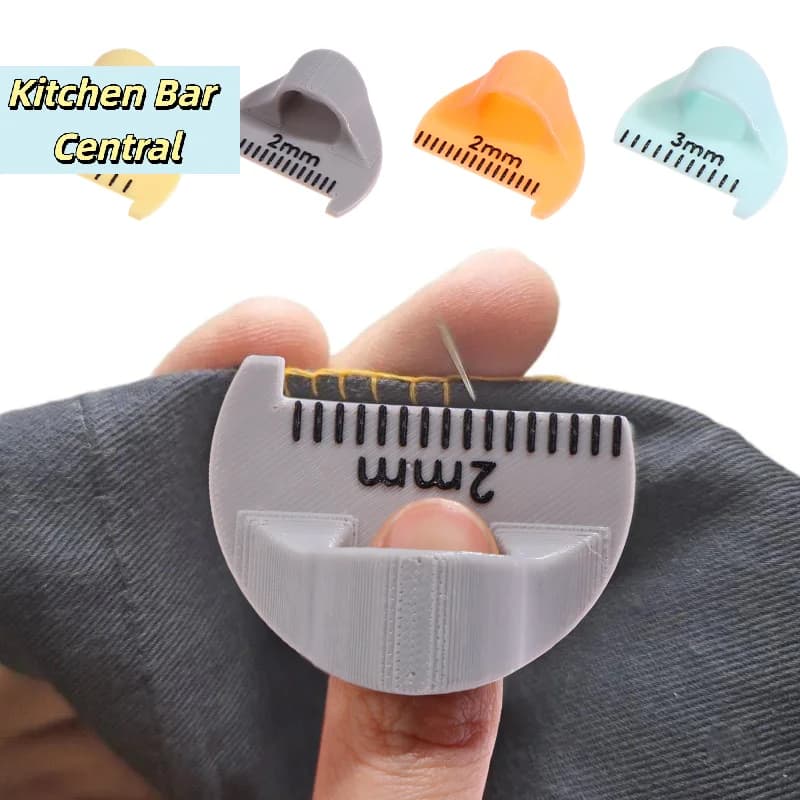 【1 Pezzo Calibro per Aghi da Cucito, Strumento di Misurazione, Righello per Dita, Modello per Cucito, Protezione per Dita, Strumento Guida per Cucito Fai da Te】