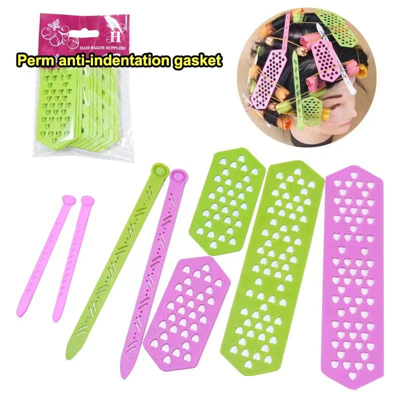 Heat Resistant Hair Pin No-Crease Thermal Clips For Cold Wave Hot Perm Use Salon-Grade Anti-Hair Tie Compression Styling Tools~