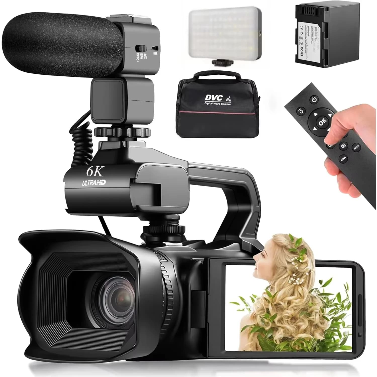 4K HD camera for photography 64 MP live cam camera for Vlogging YouTube video camera for night vision