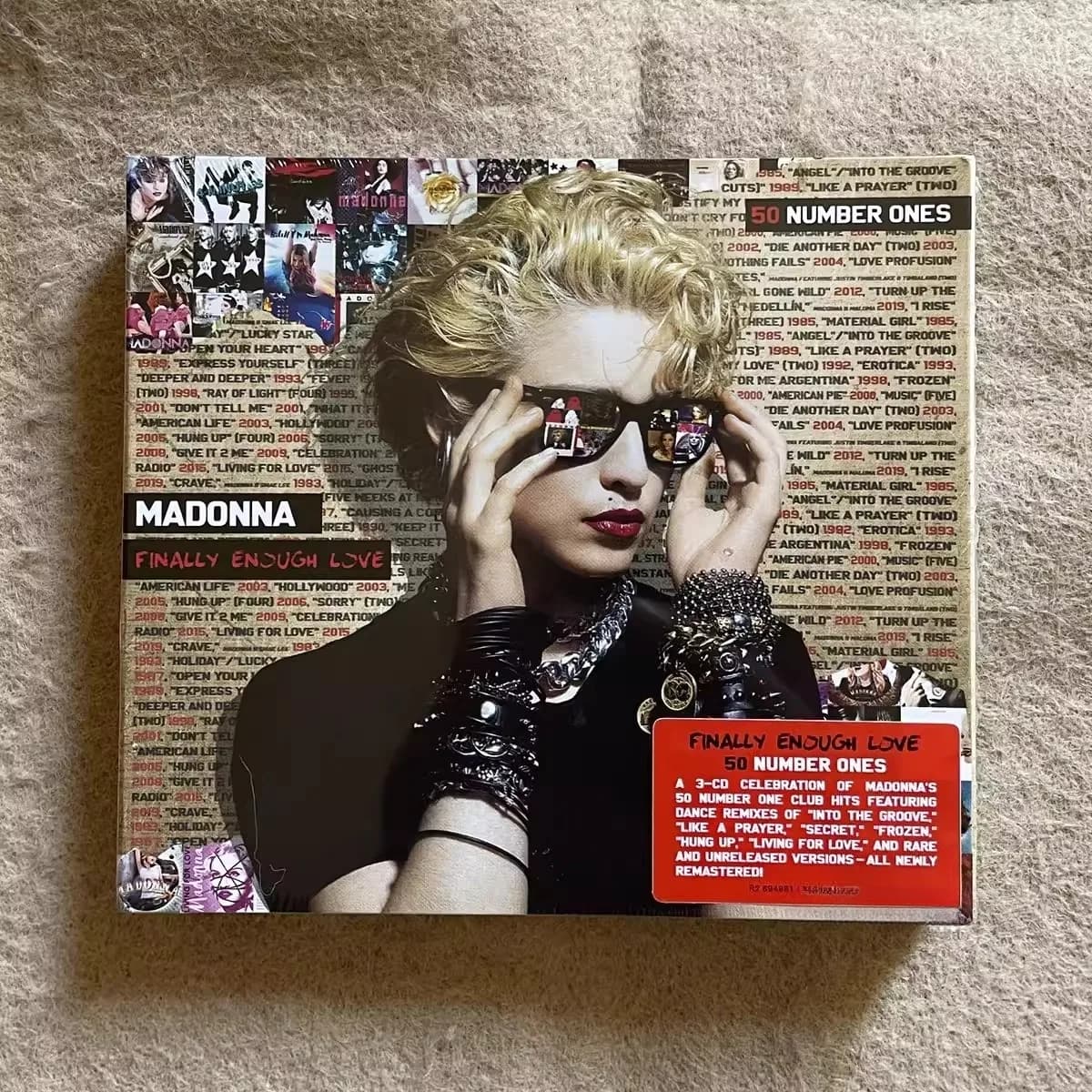 Madonna: Finalmente Sufficiente Amore - 50 Number One, Set 3CD, Collezione di Classiche Canzoni Pop e Dance, Essenziali per Ascoltare e Collezionare