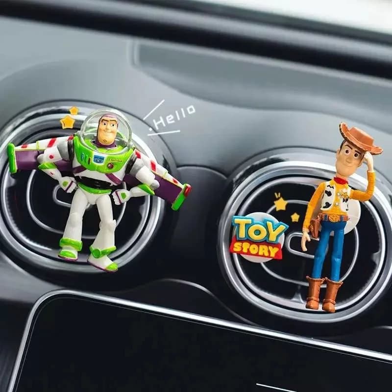 Disney Toy Story Woody Buzz Lightyear - Car Deodorant in the shape of cartoon character, car perfumer, nice decoration for air conditioning vent