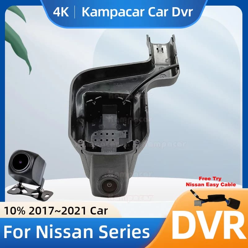 Kampacar NS03-4K 2160P Wifi DashCam Dash Cam Car Dvr For Nissan Murano (Uses Renault Interiors) 2017-2021 10% Cars Camera
