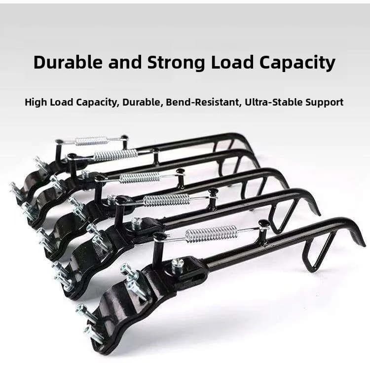 Supporto Poggiapiedi Durevole per Mountain Bike, Cavalletto Singolo per Bicicletta da 26 Pollici, Piantana di Supporto per Mountain Bike