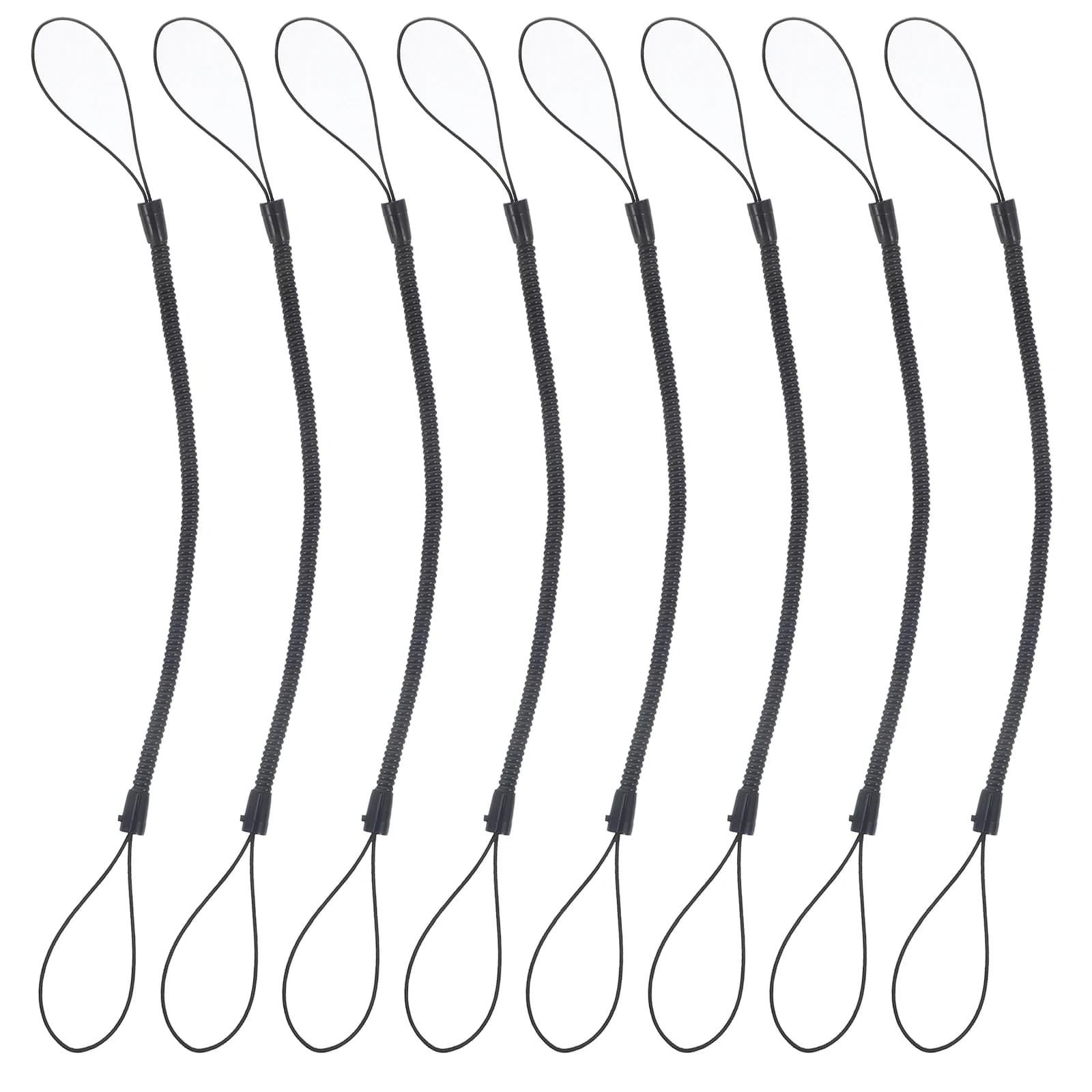 Corde per stilo per tablet da 8 pezzi: cordini per stilo perso, cavo elasticizzato, comode corde per penna touch