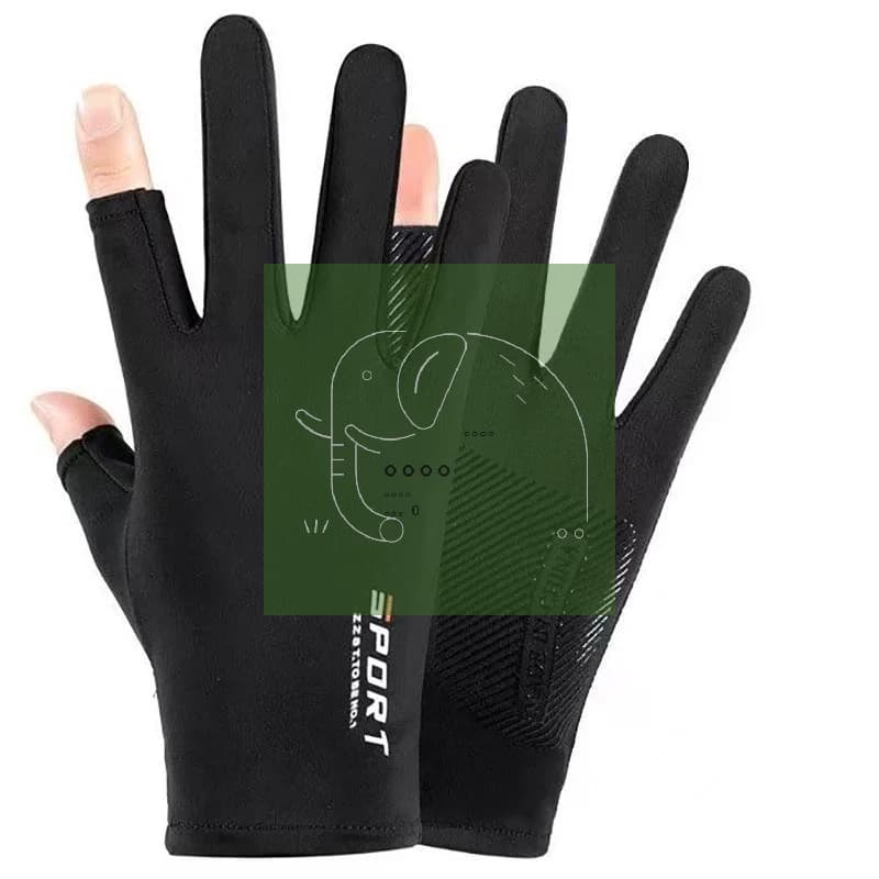 1 paio di guanti da pesca touch screen – Guanti sportivi sottili anti-UV traspiranti per ciclismo in moto, antiscivolo su ghiaccio