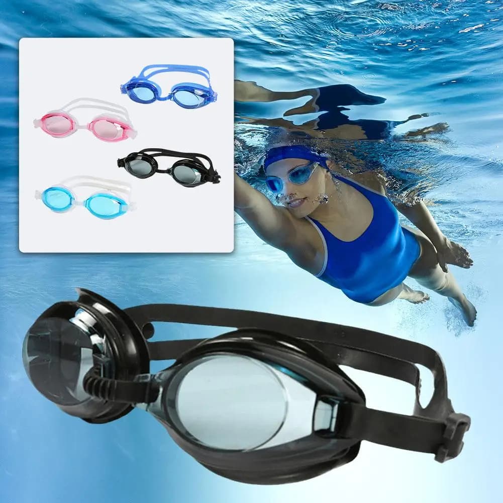 Professional swimming glasses Silicone swim glasses with UV protection adjustable soft waterproof swim glasses M3Q8