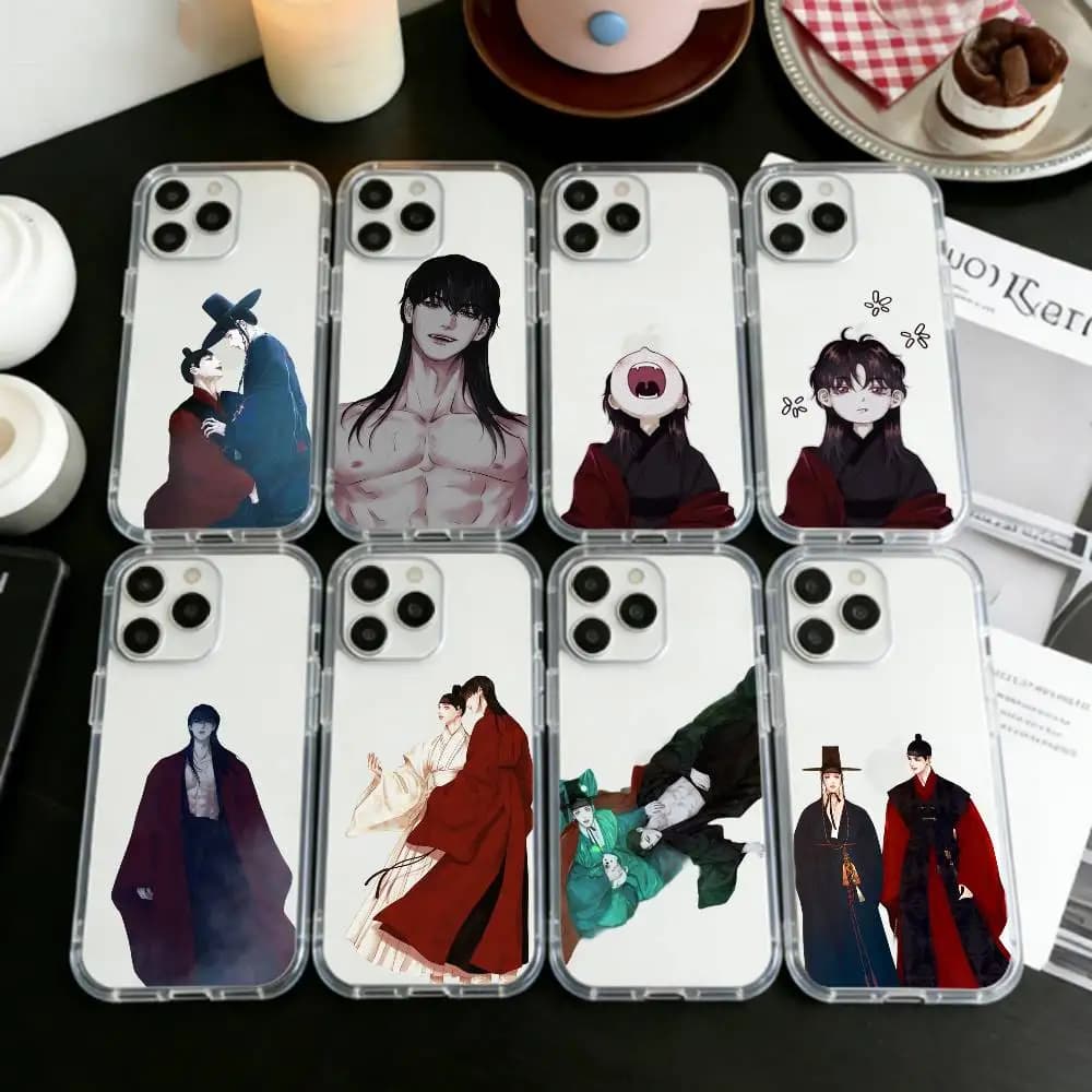 B-BL The G-Ghost's Nocturne Cover Trasparente per iPhone 17 16 15 14 13 12 11 Mini Pro Max Plus