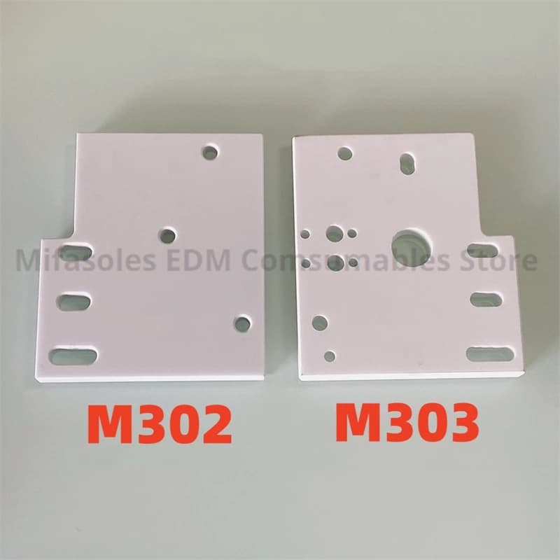 Wire Cutting EDM M302 M303 Ceramic Insulating Plate X054D185G51 120*105*11mm Insulating Board for CNC Machine ACCUTEX series DWC