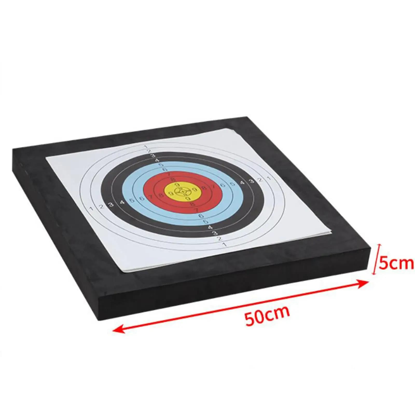 Bersaglio Portatile in Schiuma EVA 50x50x5cm per Sport Indoor