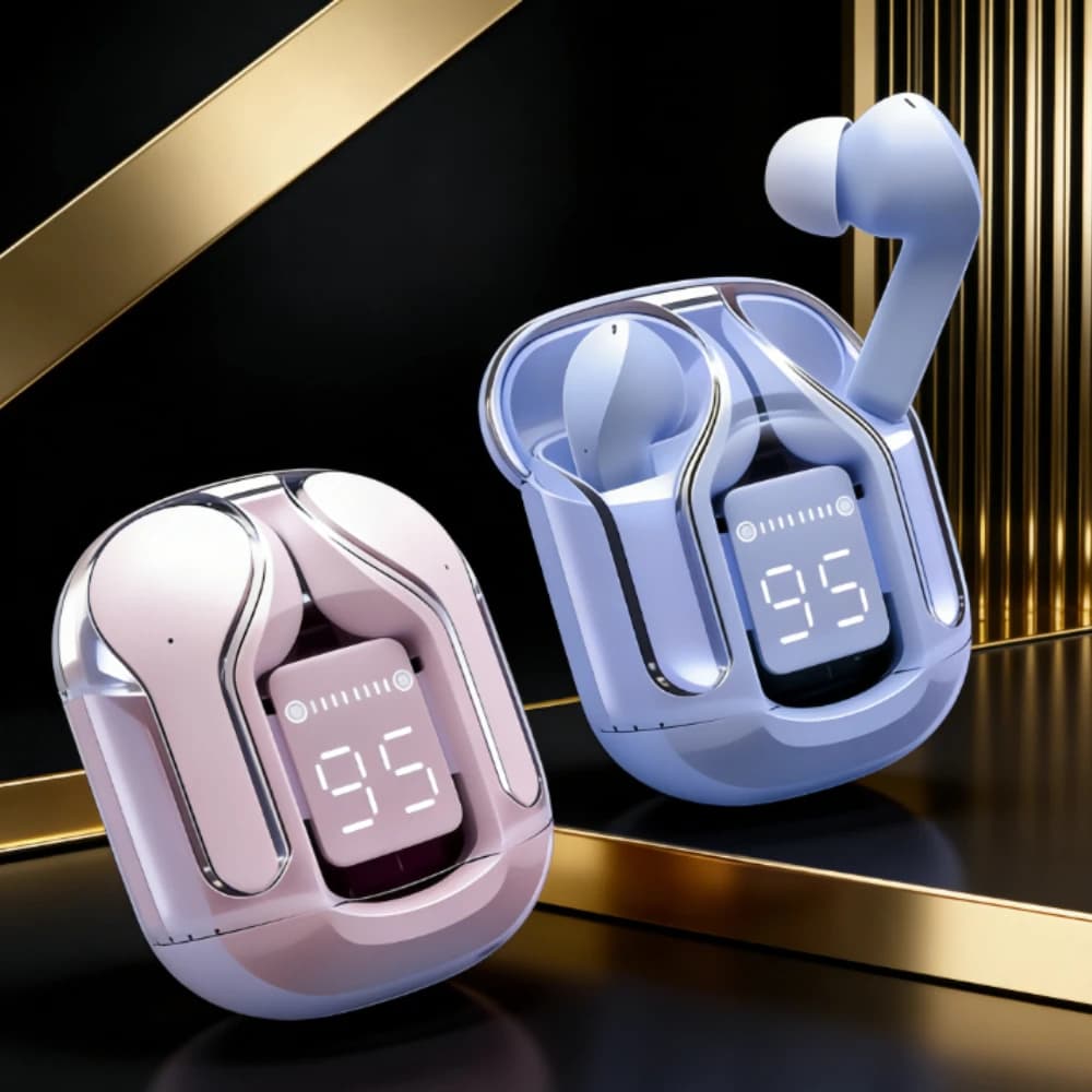 NUOVI Auricolari Wireless Mini con Display Digitale LED, Cuffie Stereo Bluetooth 5.3 TWS
