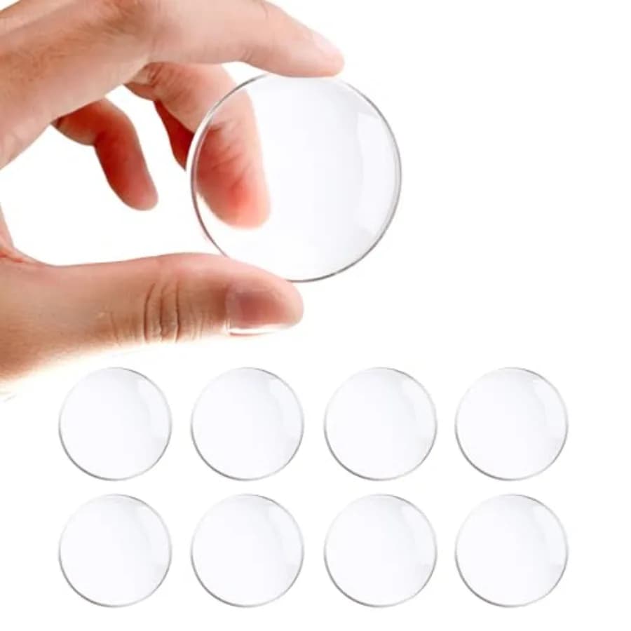Door Stoppers for Wall, 6Pack 2" Rubber Door Knob Wall Protectors, Strong Self-Adhesive Door Bumpers for Wall, Quiet and Shock-