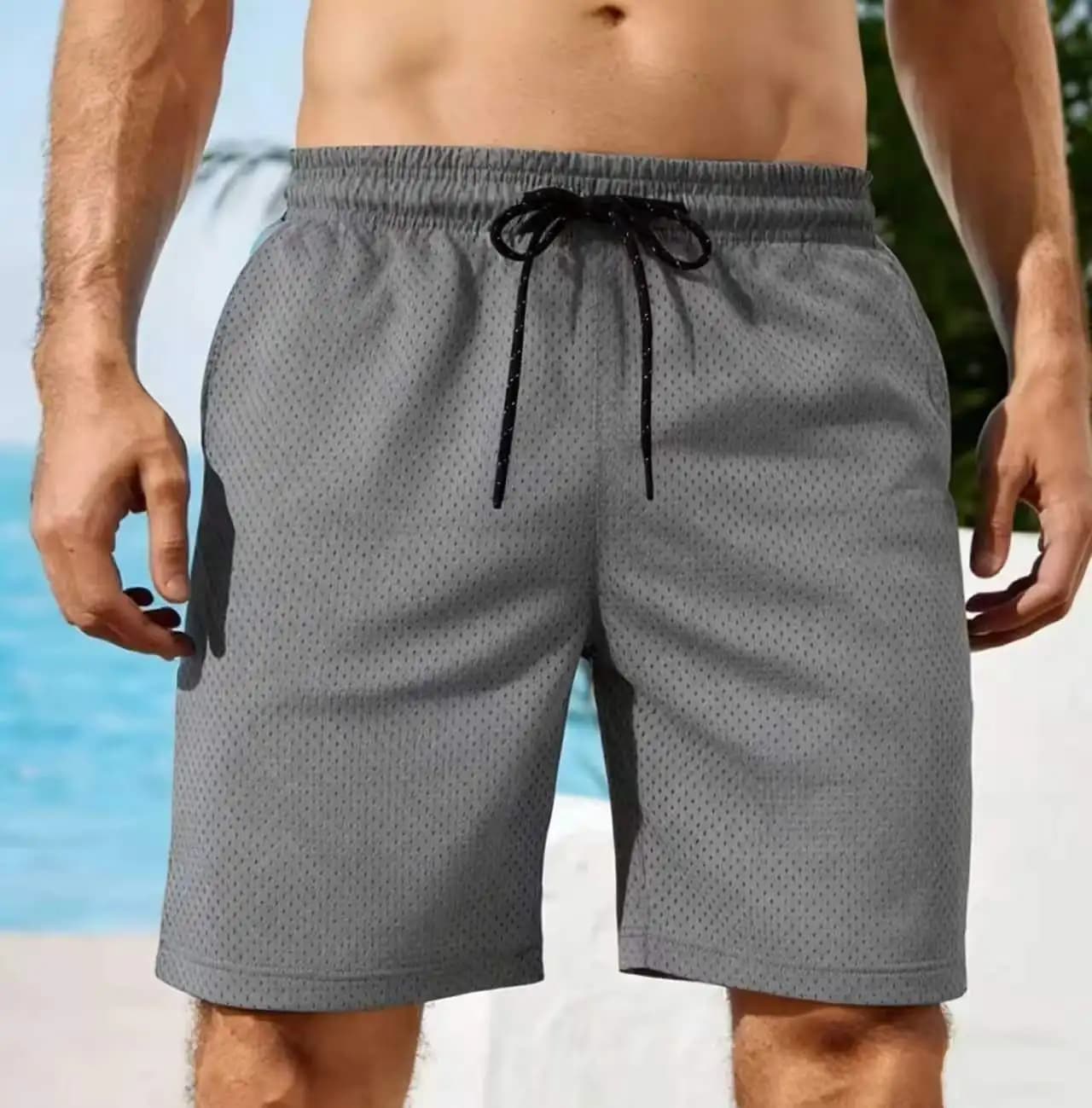 2026 New Men Summer Elastic Mesh Training Sprint Sports Shorts Sports Wear for Men Gym Running Shorts Sexy basketball shorts