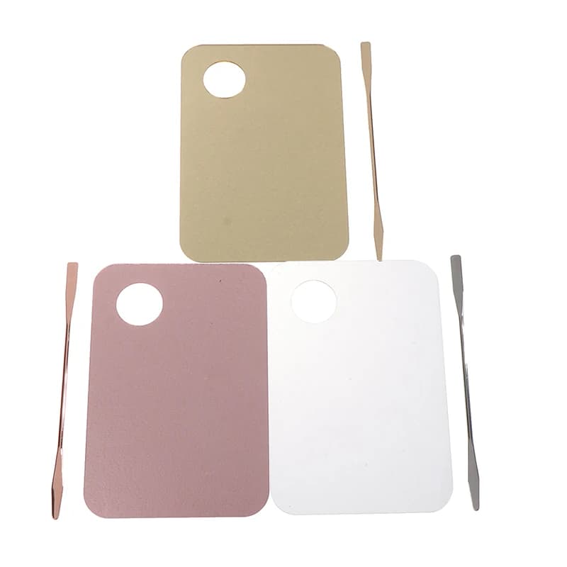 1pc tavolozza acrilica spatola asta gel fondotinta ombretto miscelazione crema pigmenti per trucco strumenti per nail art