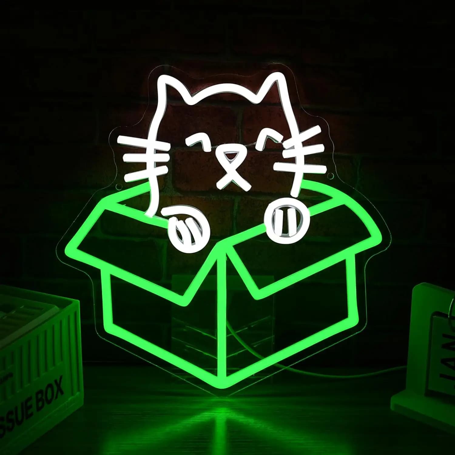 Insegna al Neon a Forma di Gatto, Luce LED Dimmerabile USB per Camera da Letto, Caffetteria, Negozio di Animali, Asilo Nido, Decorazione Murale, Regalo Personalizzato