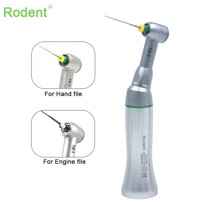 Dentale 10:1 Contra Angolo Manipolo Orale 60 Twist Alternativo Lime A Mano Testa Pulsante Mandrino Per Endodonzia