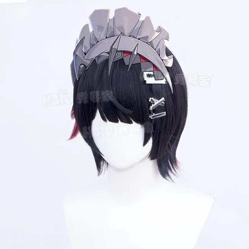 DY20Game Zenless Zone Zero Ellen Joe Parrucca Cosplay Prop Ellen Joe Collana Fermaglio per capelli Halloween Carnevale Festa Prop Donna Accessori