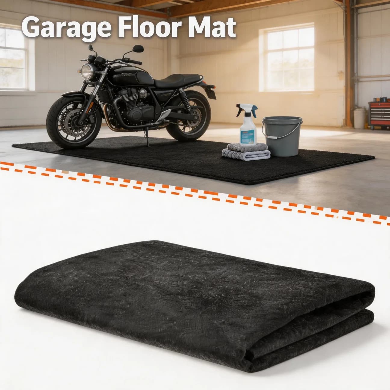 Protect Floor From Oil Drips Spills Stains Premium Oil Spill Mat Garage Floor Mat for Under Car Highly Absorbent Maintenance Mat