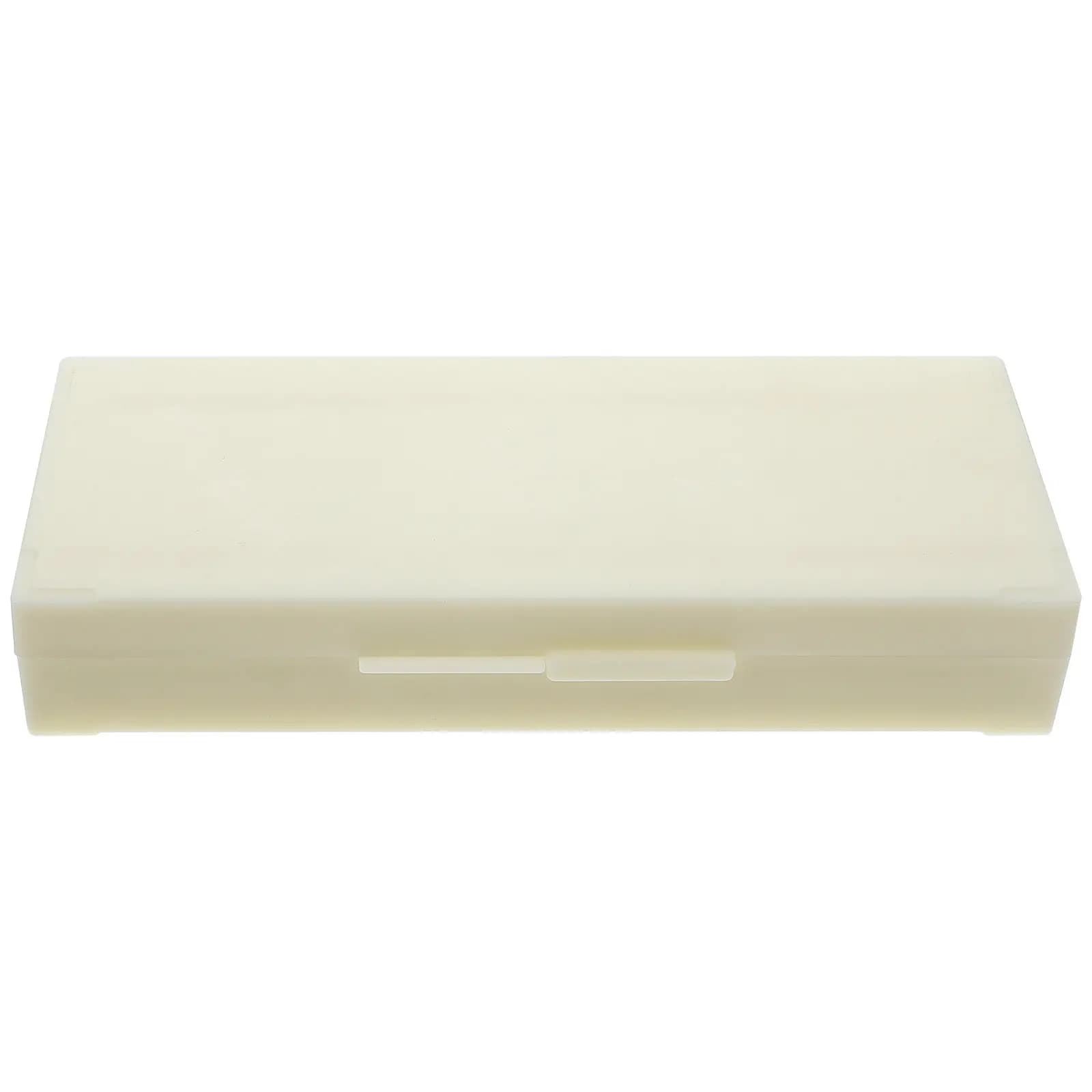 50 Slot Microscope Slide Storage Box Professional Grade with Numbered Slots Top-Hinged Security Lid Capacity