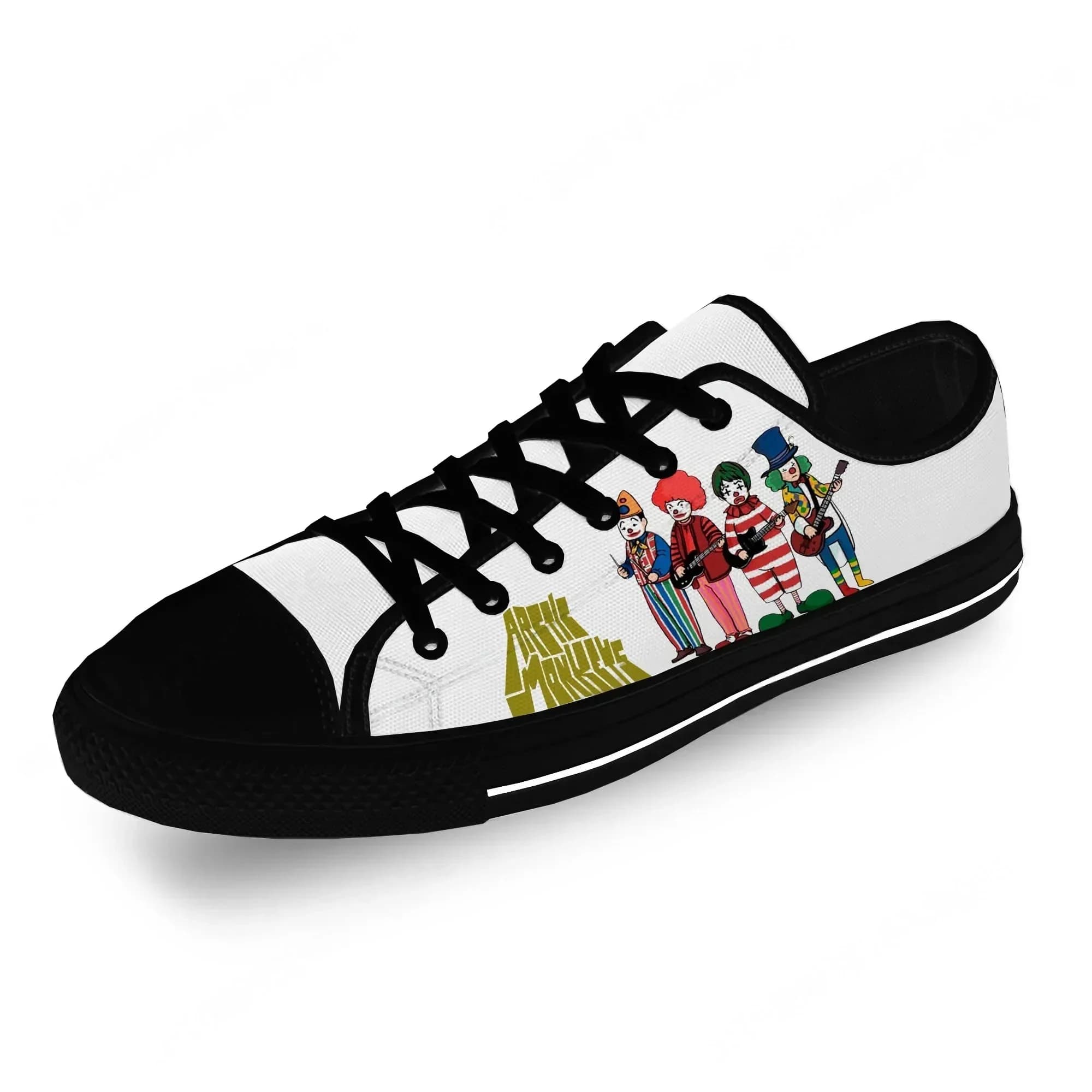 Arctic Monkeys Low Top Sneakers Scarpe casual da uomo, donna, adolescente, scarpe da corsa in tela, stampa 3D, scarpe leggere e traspiranti
