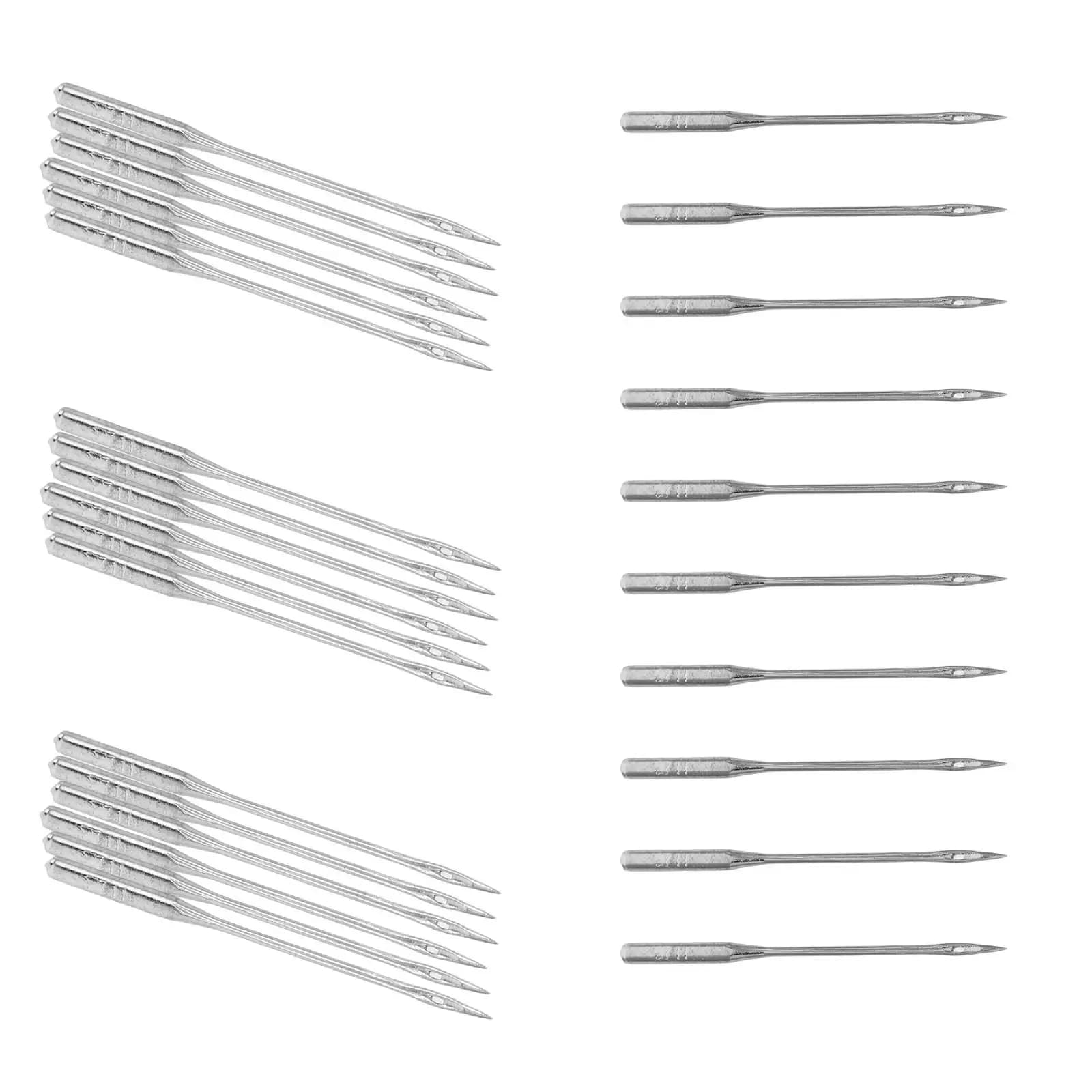 50 Aghi Versatili per Macchina da Cucire, Aghi Resistenti per Ricamo e Quilting, per Macchine da Cucire Tradizionali Domestiche, Argento