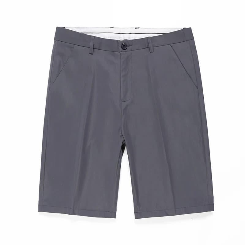 2025 Pantaloncini sportivi casual dritti larghi e sottili Pantaloni medi a cinque punti in seta ghiacciata estiva da uomo