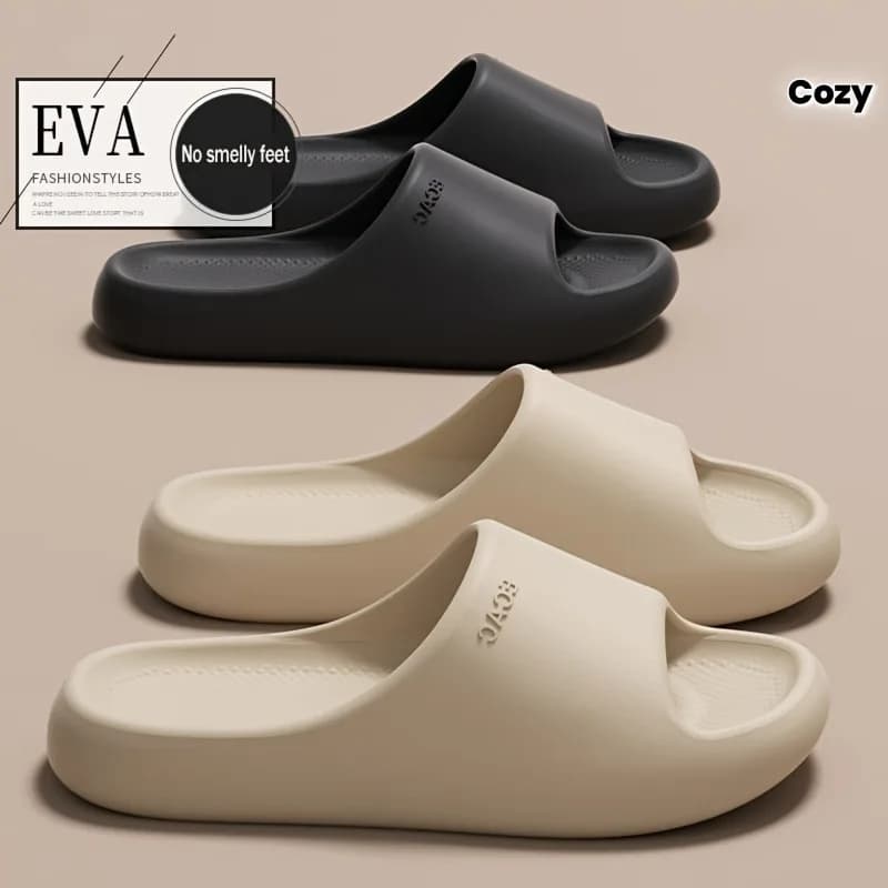 Ciabatte estive da uomo e da donna in EVA con suola morbida e spessa, antiscivolo, per interni ed esterni, per casa, bagno, comode, per coppie, scarpe da doccia