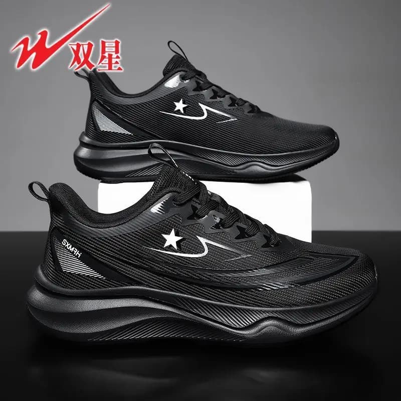 Casual Outdoor Mesh Men Breathable Sneakers Lightweight Sports Running Shoes Soft Sole Daily Footwear