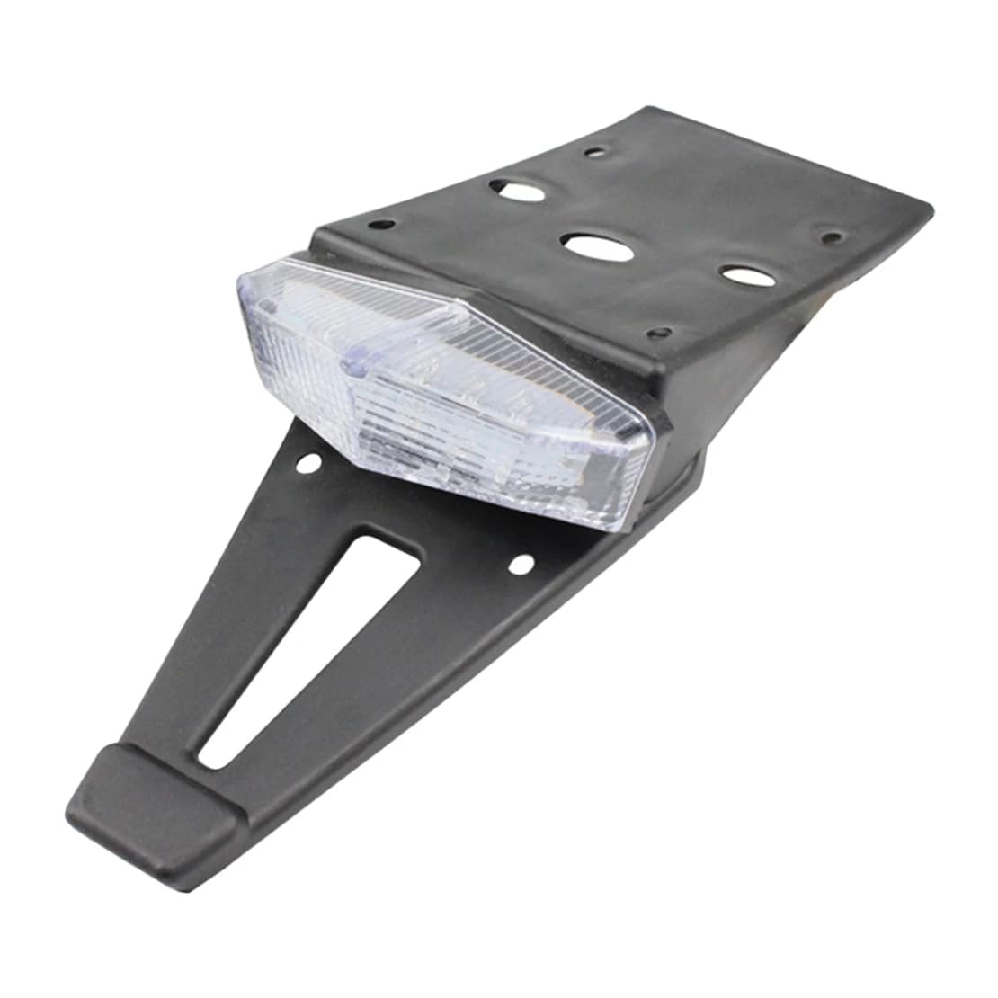 Moto Scooter Dirt Bike Parafango posteriore Parafango Splash Guard Lente trasparente LED Freno Stop Coda Indicatore di direzione Lampada universale
