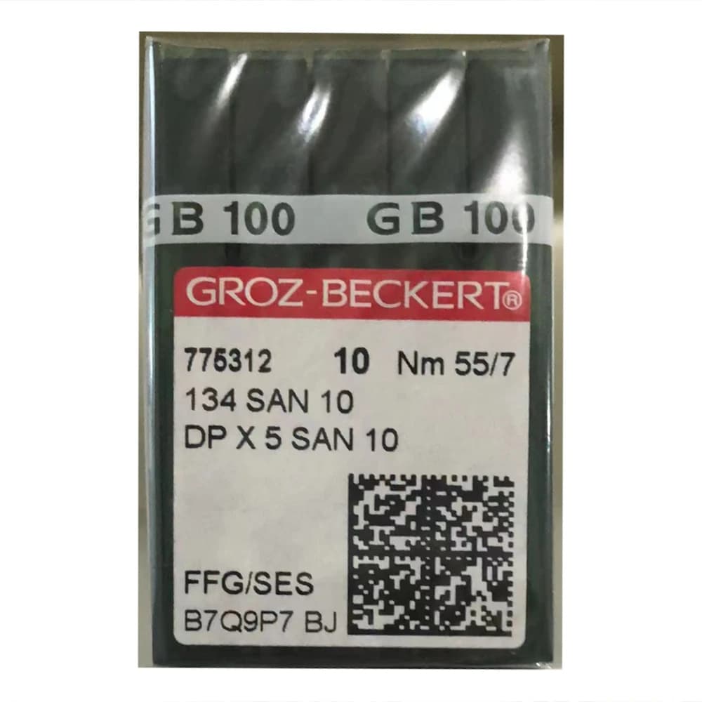 100 PZ GROZ-BECKERT Ago per macchina da cucire di marca Aghi per applicazioni speciali DPX5KN 134SAN10 XS Fit Tessuti a maglia ultra-fine
