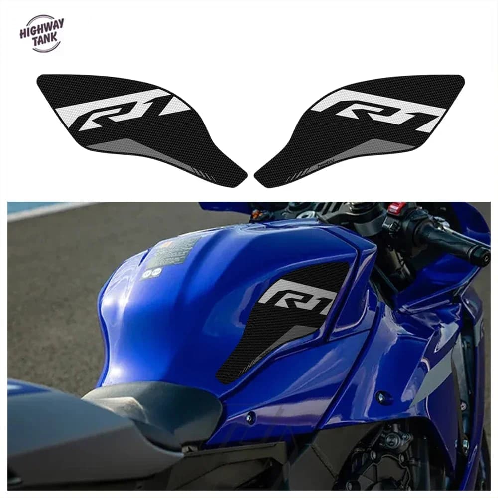 Side Knee Mat for Motorcycle Tank for Yamaha YZF-R1 R1 2020- 2022