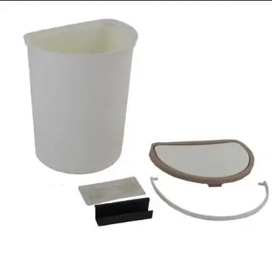 Hanging Kitchen Trash Can With Lid 10L Food Trash Can Wall Mounted Garbage Composting Bin Used Under Sink Cabinet Door Cabinet
