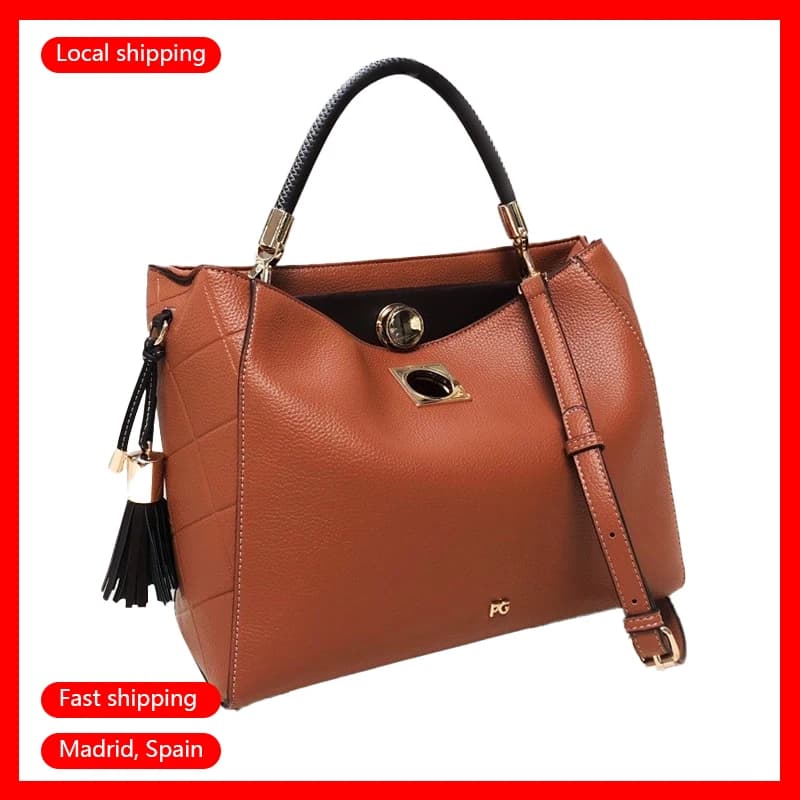 PG design women's tote bag women's tote bag with metal design cut out women's luxury niche brand handbag