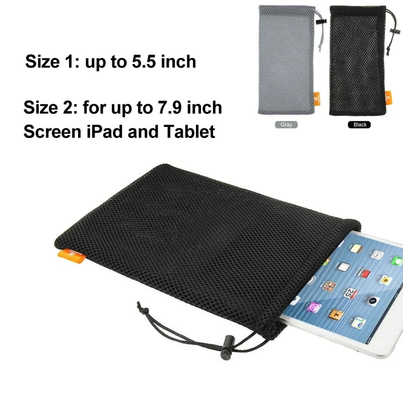 HAWEEL Custodia per smartphone/Power Bank e altri accessori, dimensioni fino a 5,5 pollici/fino a 7,9 pollici Schermo iPad e tablet