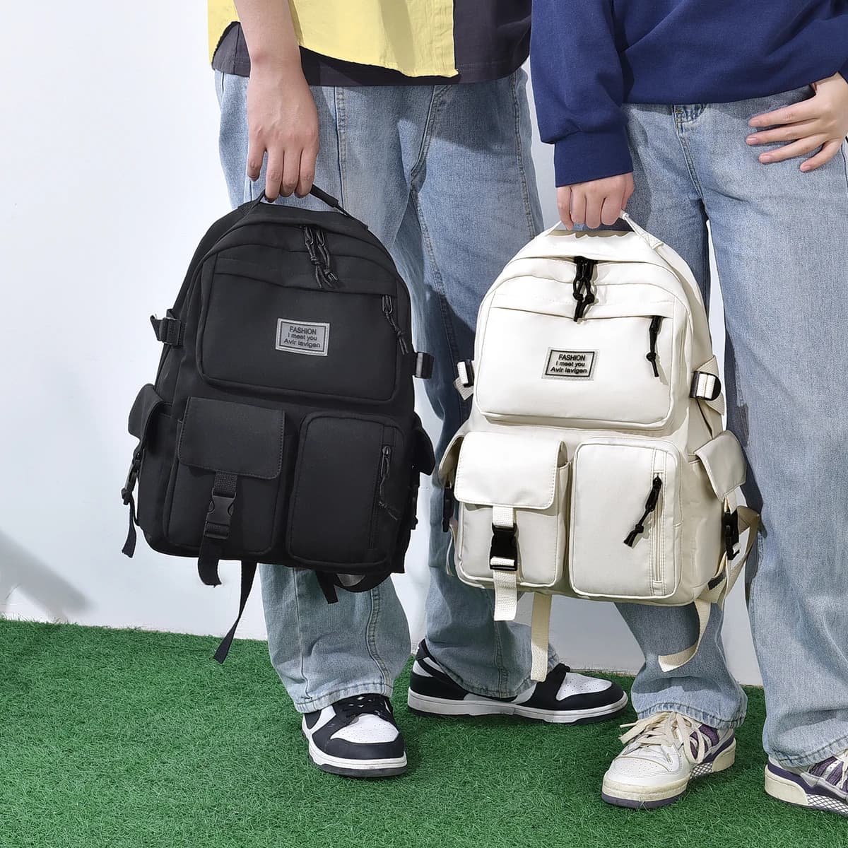 Hot Selling Multi Pocket Unisex Backpack, Oxford Material Large Capacity Casual Simple Neutral Style Backpack, Computer Backpack