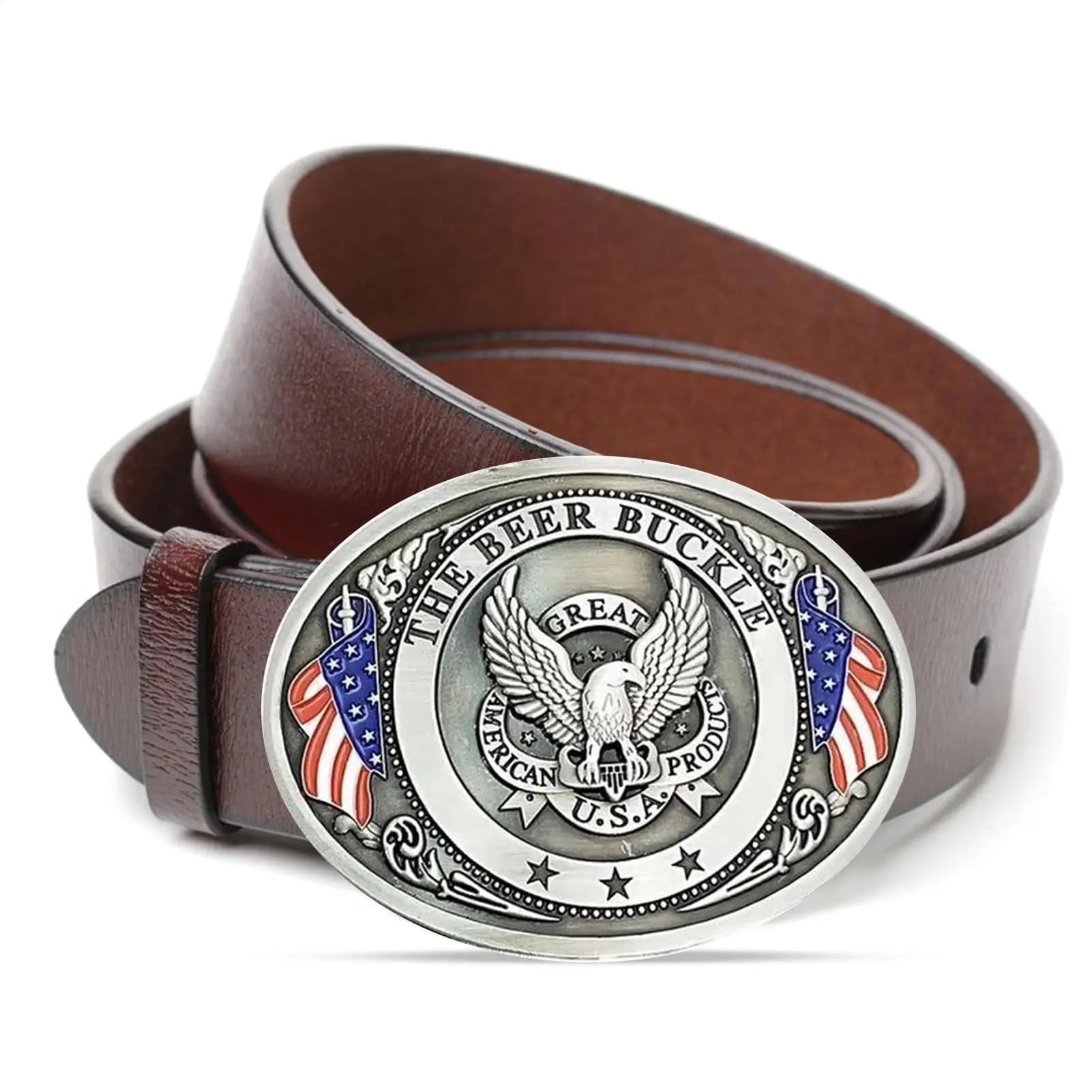 Metal Beer Head Belt Buckle Retro Multi-Functional Funny Bottle Buckle For Camping Can Holder Outdoor Metal Beer Head Belt
