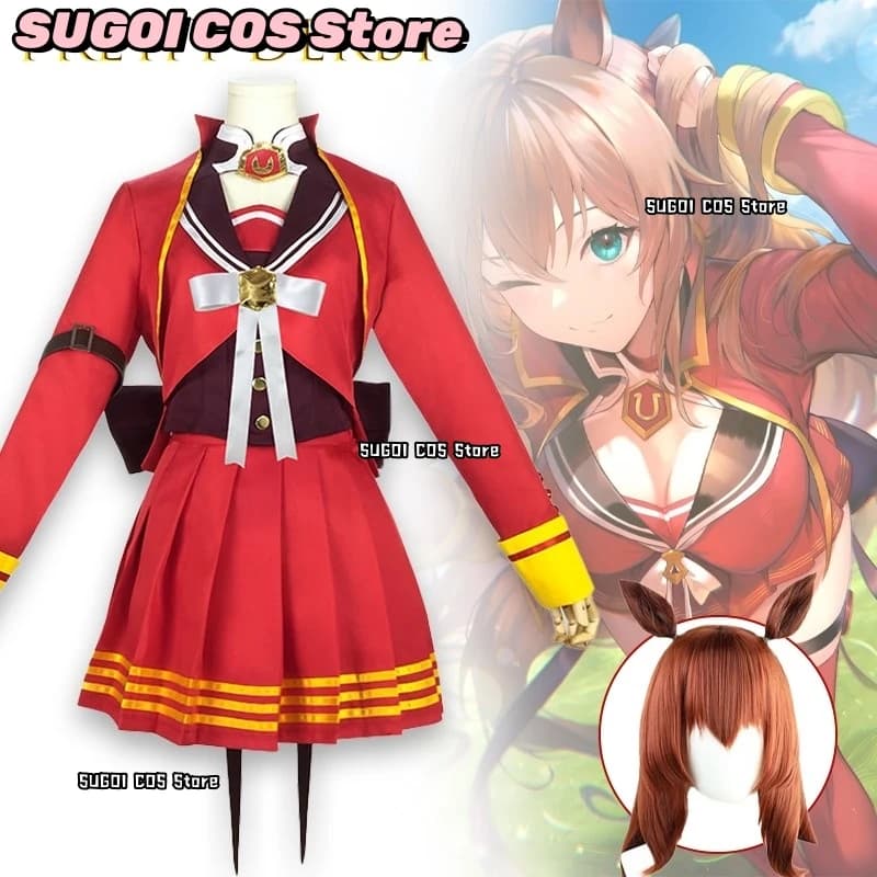 AUma Musume Pretty Derby Marusenski Costume Cosplay {SUGOI COS}Winning Outfit Anime Personaggio Vestito Costume Femminile Vestito di Halloween
