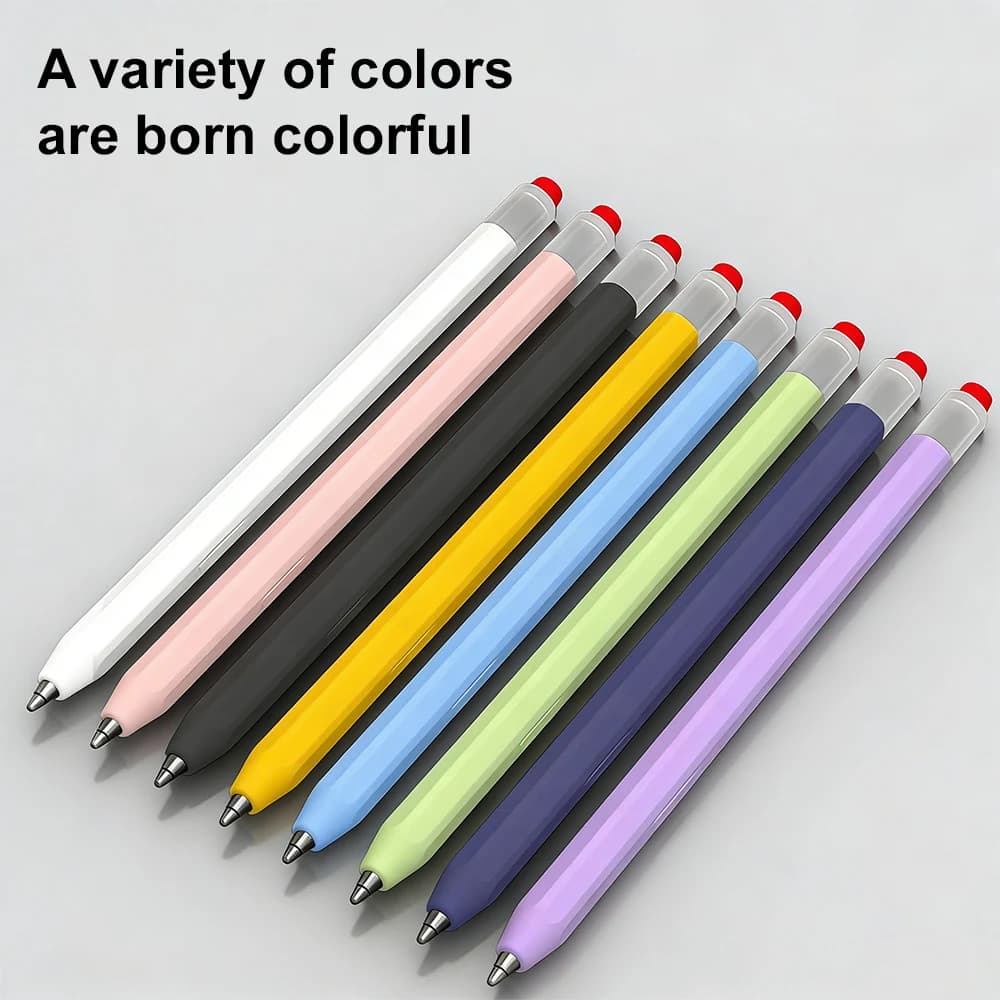 Silicone Case for Samsung Galaxy S Pen S11 S10 S9 S8 S7 Lite Anti‑Roll Flat Stylus Protective Sleeve Anti‑Slip Soft Grip Cover