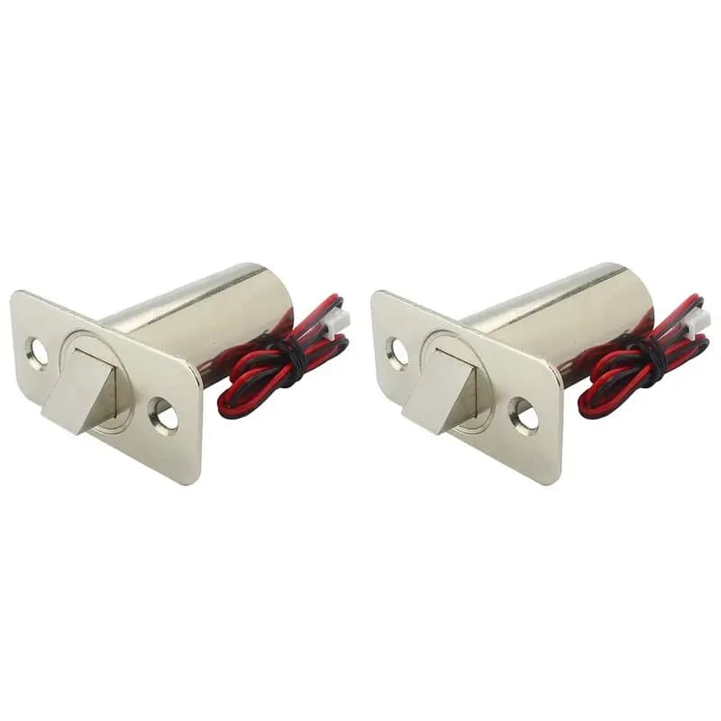 Serratura Elettrica a Scomparsa ABZZ-2X DC12V per Controllo Accessi, Serratura Elettromagnetica a Catenaccio Nascosta