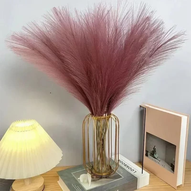 Bouquet from 10 stems of fake eucalyptus, soft artificial plants for filler of pots, decorations for the house Boho and centerpiece for weddings