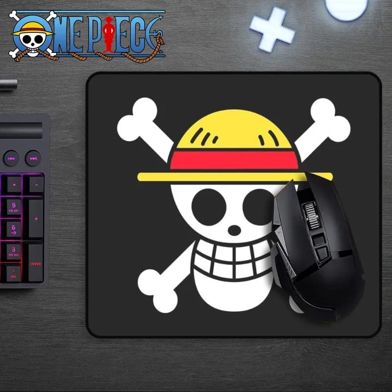Cartoon Mouse Pad One Piece Anime Kawaii Keyboard Laptop Cute Gaming Soft Mousepad Computer HD Desk Mat