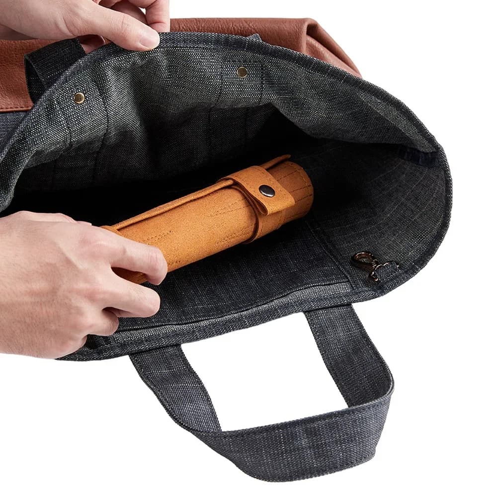 Microfiber Suede Backgammon Roll Up Board Foldable Portable Travel Chess Set With Pieces