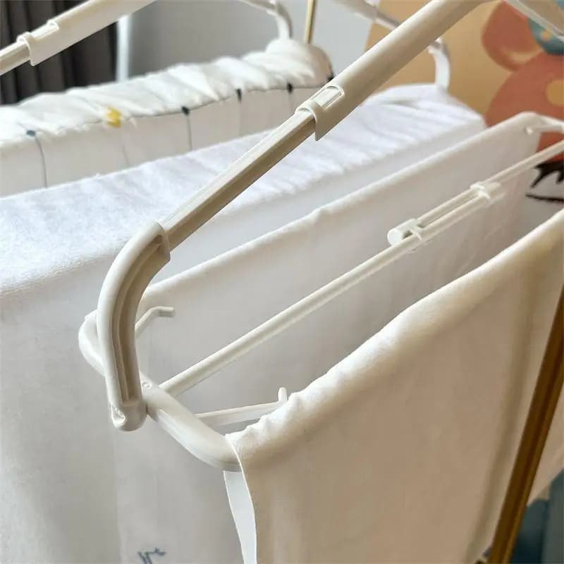 Portaoggetti per la casa Stendino in ferro per lavanderia Appendiabiti salvaspazio Appendiabiti per fogli Ganizer Stendibiancheria per balcone