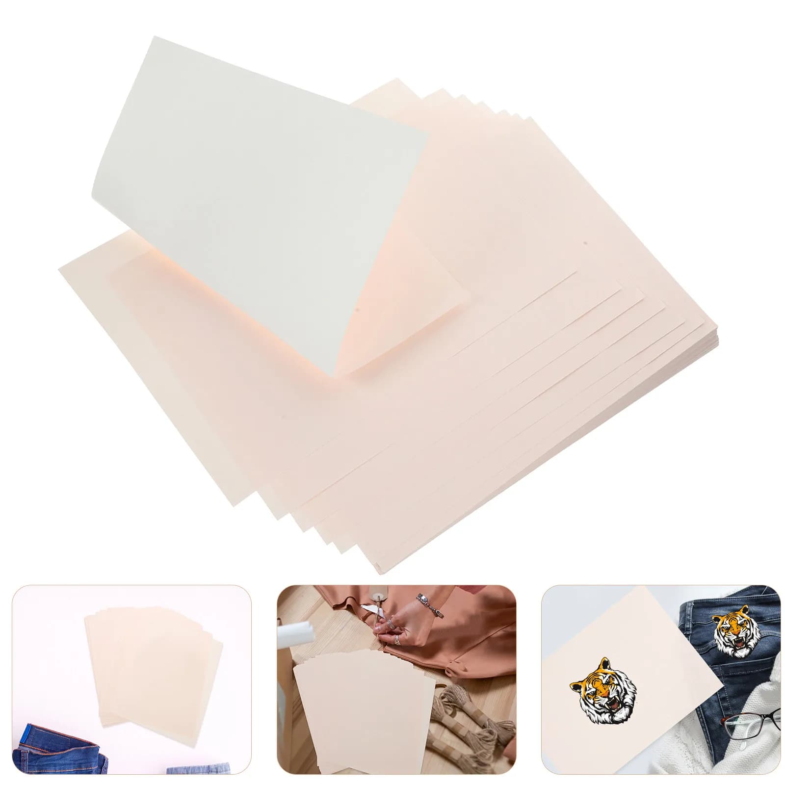 100 Fogli di Carta Transfer Termico A4 per Tessuti in Poliestere e Fibra Chimica, Materiale per Sublimazione Fai-da-Te