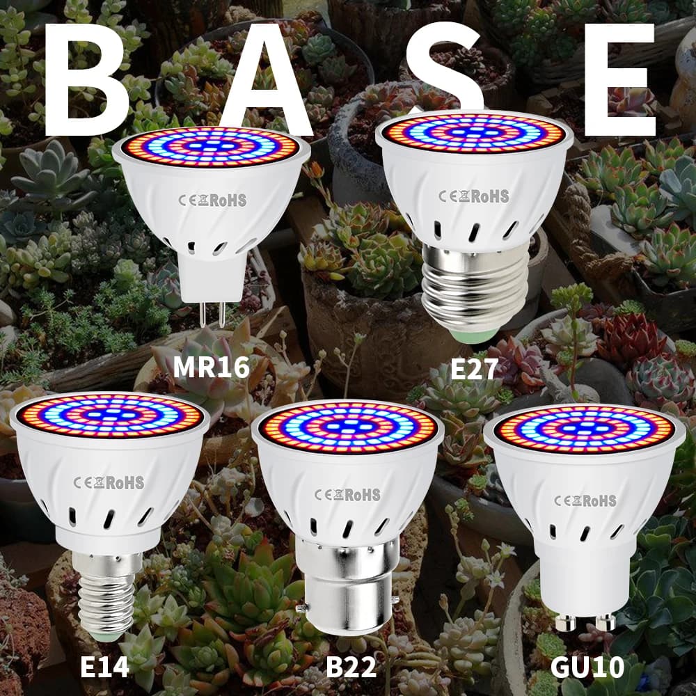 220V LED Plant Grows Full Spectrum Phytolamp Flower Seeds Hydroponic Growth Lamp for Growing Indoor Plants Growbox