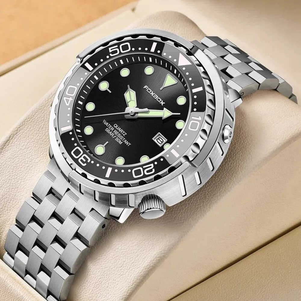 2024 Men's Watch Outdoor Sports Quartz Watches Men's Watch Chronograph Waterproof Men's Watch Military Men's Watch Relogio Masculino