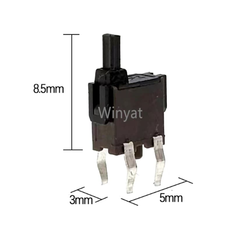 20 pz Microinterruttori Altezza 8,5 mm per TV, DVD/EVD, Rilevamento Porte Armadietti, Interruttori per Telecamere